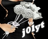 diamond weeding bouquet