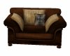 2p br suede match chair
