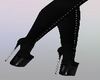Black overtheknee boots