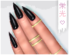 ♥ Black nails