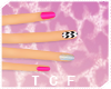 [TCF]Caramel Pink nails