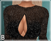 Black Glitter Club Dress