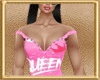 〆 Queen Pink Bodysuit