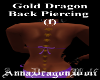 Gold Dragon Bk Piercing