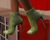 S4E Olive Suede Booties