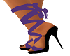 {D}purple wrap heels