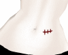 blud belly stitch tattoo