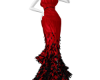 red&black bridesmaid