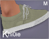 K Buc olive shoes