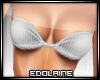 E~ White Bra