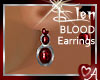 .a Earrings Silver Blood