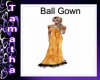 Orange Ball gown