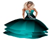 Teal  Gown