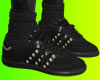 black sneaker