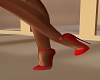 Ankle Strap Heels-Coral