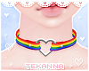 [T] Pride heart Collar