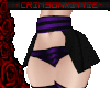 Purple Stripe Skirt RL