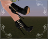 Black Camo Heel Boots
