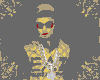 Moletom EA7 Black/Gold