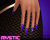 Grape Gem Nails