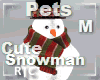 R|C Snowman Xmas Pets M