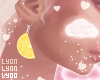 ♡ Lemon Earrings ♡