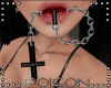 |P| Lip Chain+Cross V1