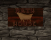 Bathhouse Sign