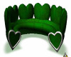 Green Romantic Hearts