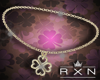 *R* Clover Necklace