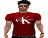 Tee-shirt Rouge CK