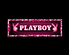 Pink playboy tag