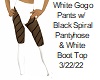 [BB] White Gogo Pants