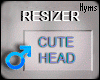 Hy_RESIZER HEAD UNISEX