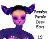 Purple Passion Deer Ears
