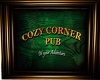 Cozy Corner Pub Sign