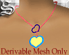 !* Heart Love Necklace