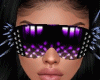 Spiked Glasses Purple