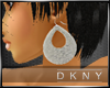 Flower teardrop earrings