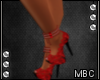 Miss Red Lace Shoes