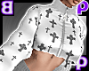 Cross OffDuty Crop/White