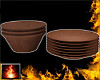HF Wooden Plates & Bowls