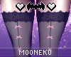 🌙 Flora Thigh Socks