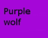 DD blak Purple wolf tail