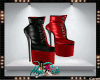 *D* Red/Black Boot's