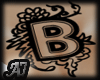 tato back letter B