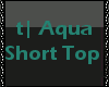 t| Aqua Short Top