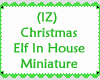 Elf In House Miniature