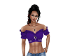 Faded Fairy top purple
