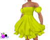 childs lime balloon dres